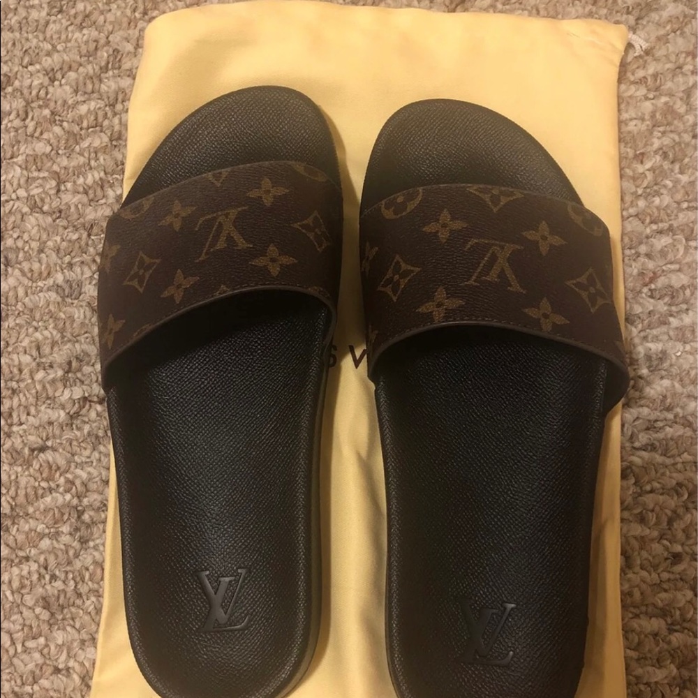 louis vuitton men slippers